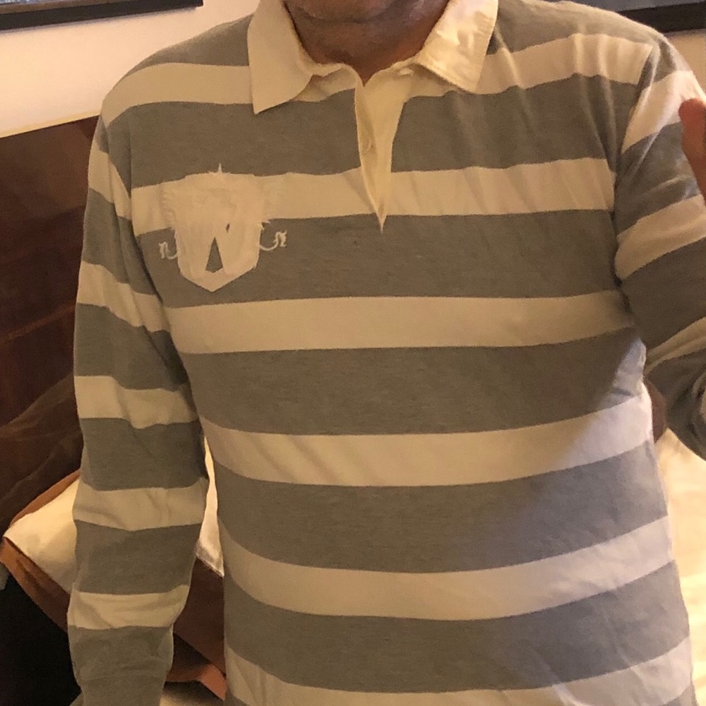 French long sleeve polo.